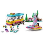 LEGO® Erdei lakóautó és vitorlás